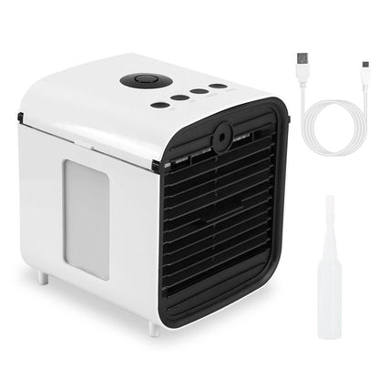 7-Color Change Portable Mini Air Conditioner Cooling Fan