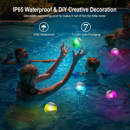 7 Color Solar LED Floating Lights
