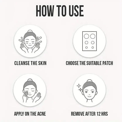 720 Count Hydrocolloid Acne Patches, Blemishes Pimples Covering Patch