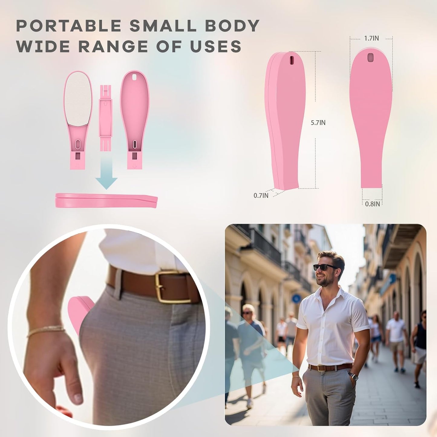 Foldable Lotion Applicator for Back | Portable Sunscreen & Tanning Applicator, Back Scratcher. Easily Apply Moisturizer, Cream & Ointment for Seniors and Women.