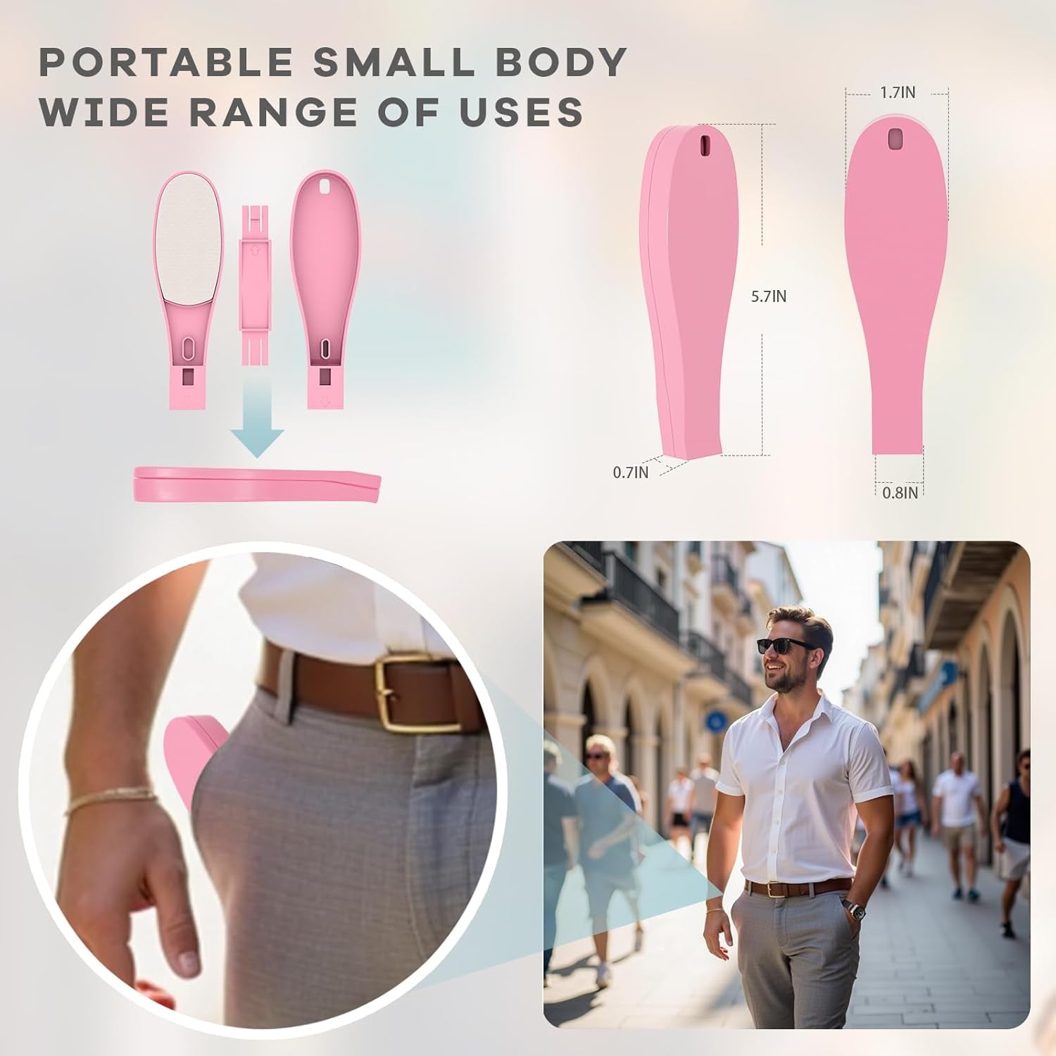 Foldable Lotion Applicator for Back | Portable Sunscreen & Tanning Applicator, Back Scratcher. Easily Apply Moisturizer, Cream & Ointment for Seniors and Women.