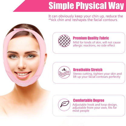 Women'S Double Chin Girdle, Slimming Face Facial Slimming Slimming Face Mask Slimming Mask Bandages V Face Strap Face