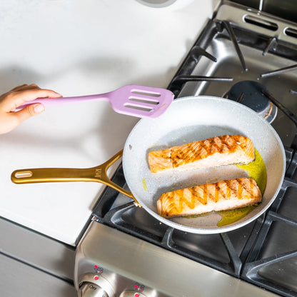 Thyme & Table Supreme 12-Piece Cookware Set Non-Stick - Cream