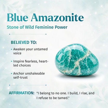 Empire of Her Own – Premium Blue Amazonite Bracelet