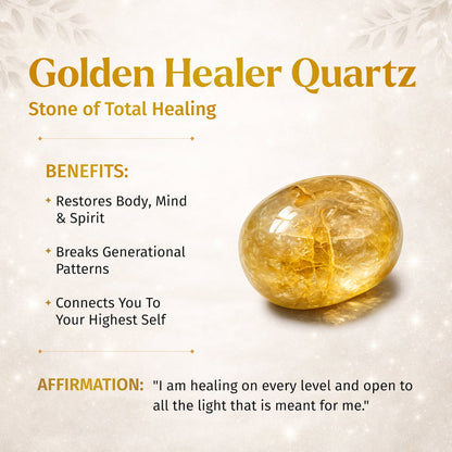 The Master Reset – Golden Healer Quartz Bracelet