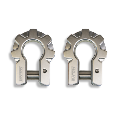 3/4'' Extreme duty Aluminum D-Shackle set (9T)-Ceramic coated (LIFETIME WARRANTY*)