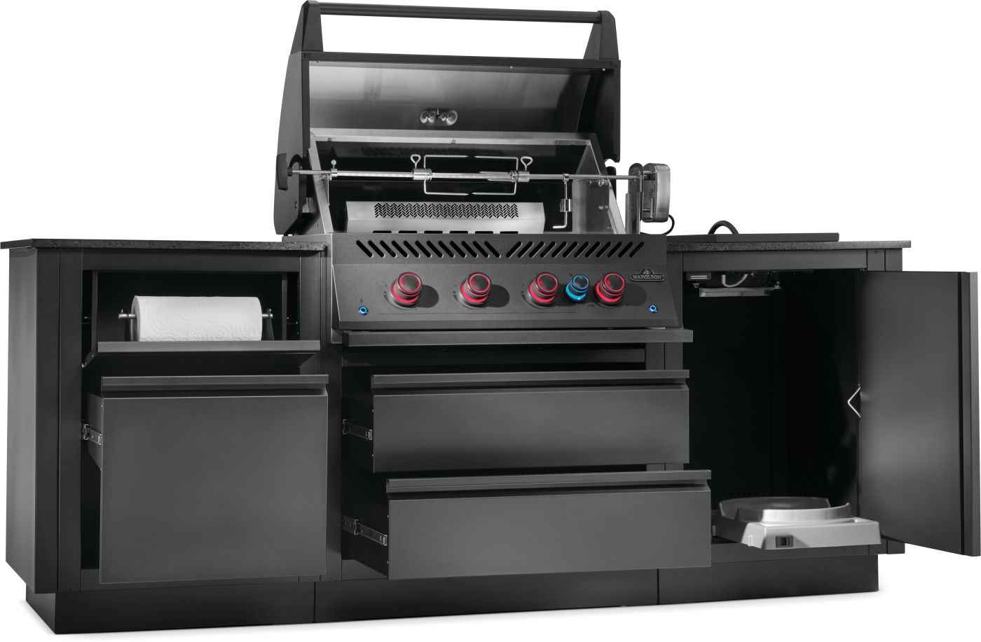 OASIS® Outdoor Kitchen Kit, Built-in 700 Series 32 with Stainless Steel Countertops