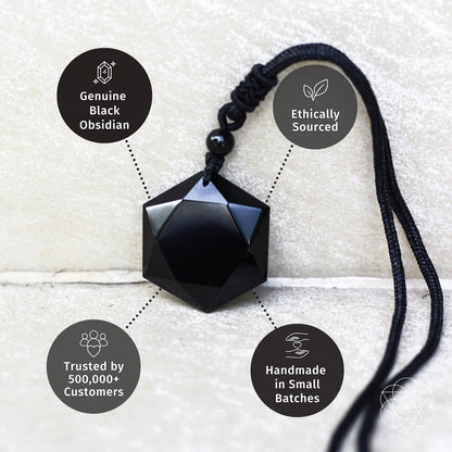 Premium Black Obsidian Talisman