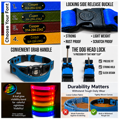 Rugged Waterproof Dog Collar