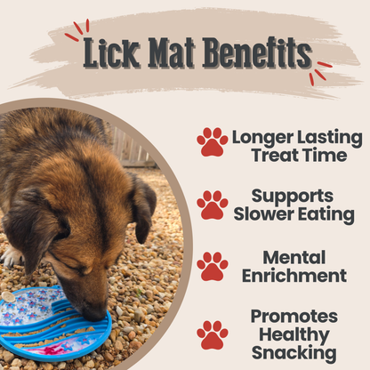 Dog Lick Mats with Suction Cups