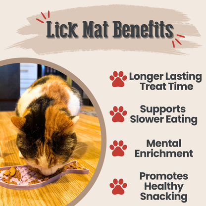 Lick Mats for Cats and Small Dogs