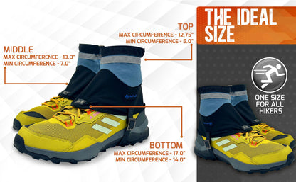 Pike Trail Low Cut Running Thru-Hiker Gaiters