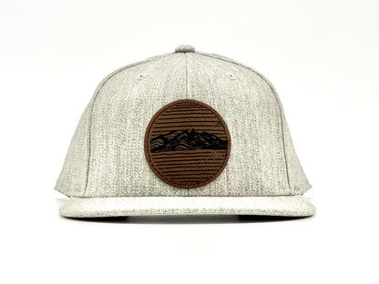 Pike Trail Rawhide Leather Patch Hats