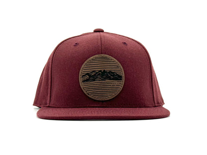 Pike Trail Rawhide Leather Patch Hats