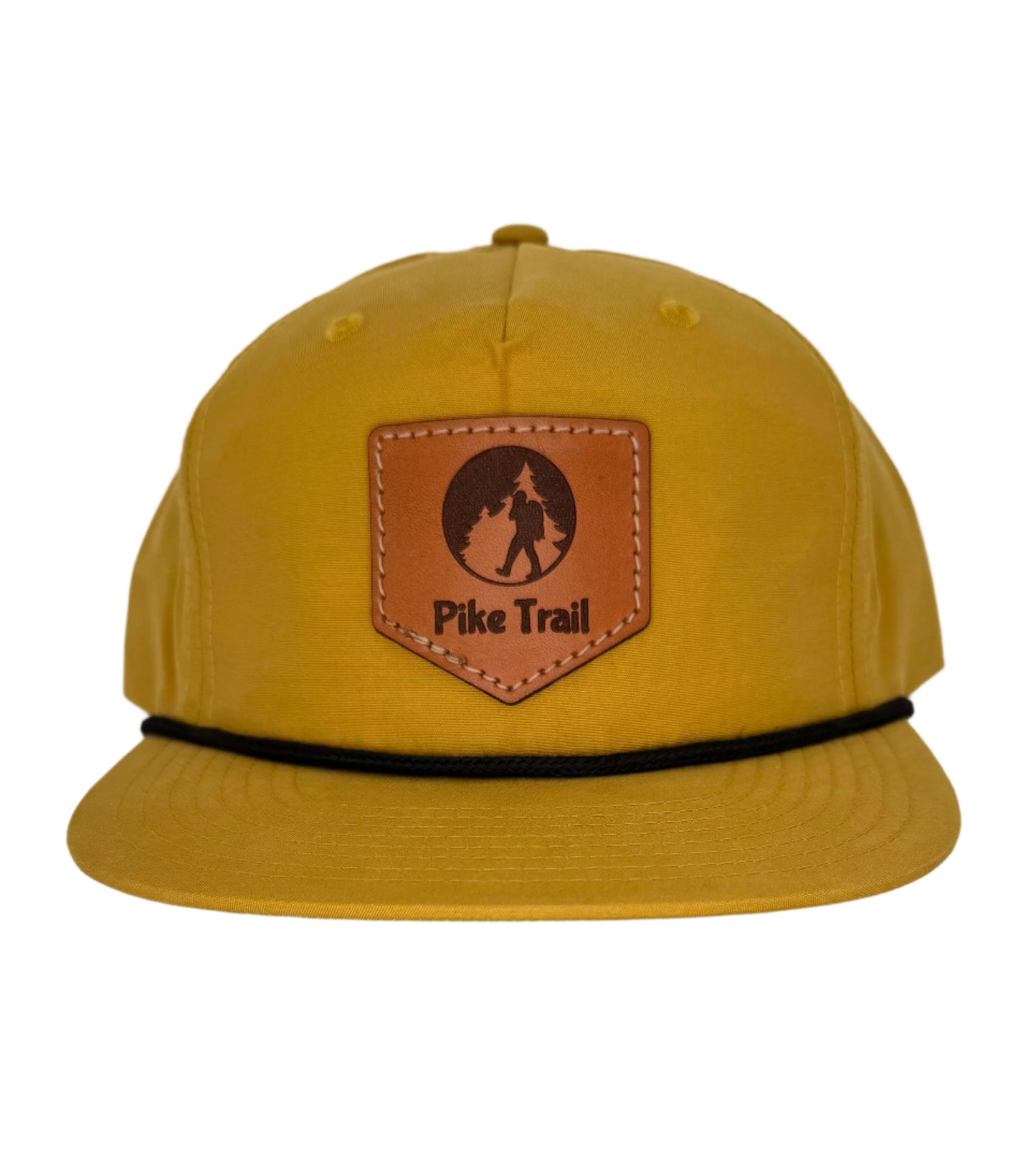 Pike Trail Rawhide Leather Patch Hats