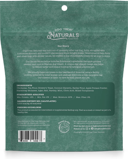 Dog Treat Naturals Chickpea & Mint Dental Sticks Dog Treats (10oz)