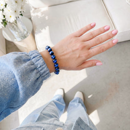 Blue Tiger’s Eye Bracelet