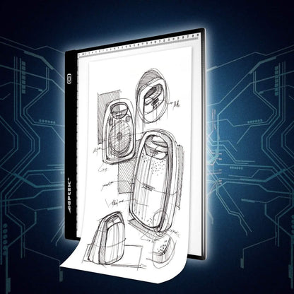 A4 Size LED Artcraft Tracing Light Pad Box Tattoo Animation Designing