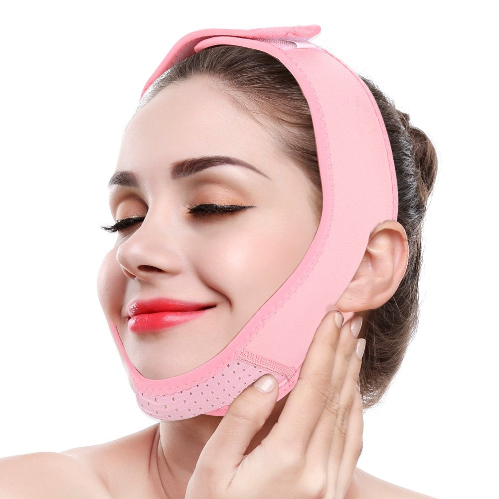 Women'S Double Chin Girdle, Slimming Face Facial Slimming Slimming Face Mask Slimming Mask Bandages V Face Strap Face