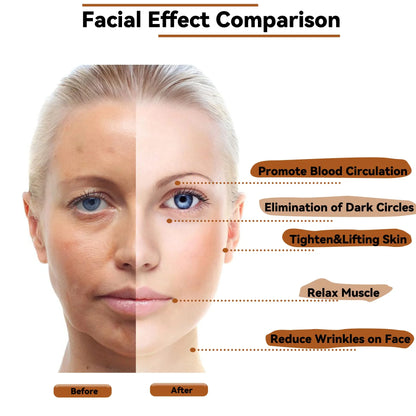 1/7Pcs Face Massager Wooden Face Face Roller Mini Wood Therapy Face Wood Therapy Meridian Massage Kit Facial Roller Lifting