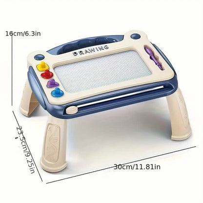 Magnetic 3-in-1 Drawing Board Toy, Draw, Write, Erase & Repeat