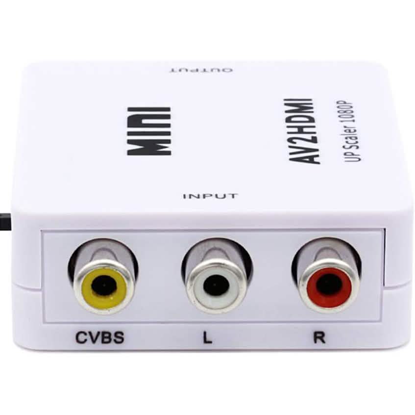 ABLEWE 1080P Mini RCA Composite CVBS Video Audio Converter Adapter