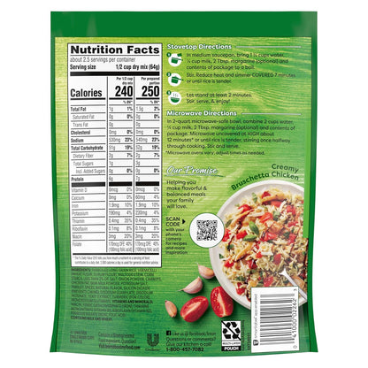 Knorr Rice Sides Creamy Chicken Long Grain Rice and Vermicelli Pasta Blend for a Tasty Rice Side Dish 5.7 Oz