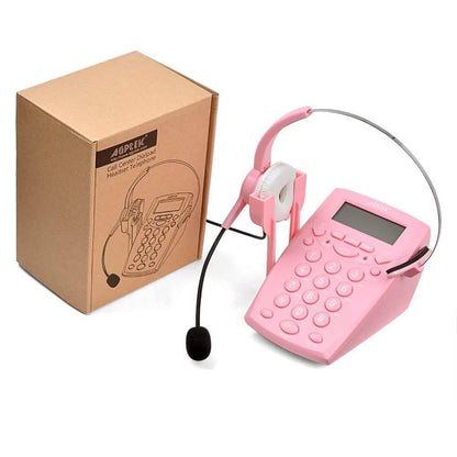 AGPtek Call Center Dialpad Corded Headset Telephone