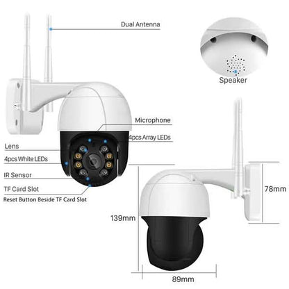 AI Human Detection Wireless Home Security Camera