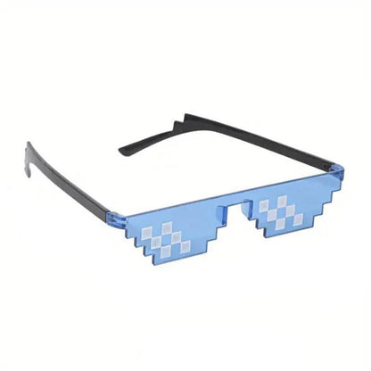 Anime Pixel Mosaic Funny Party Glasses