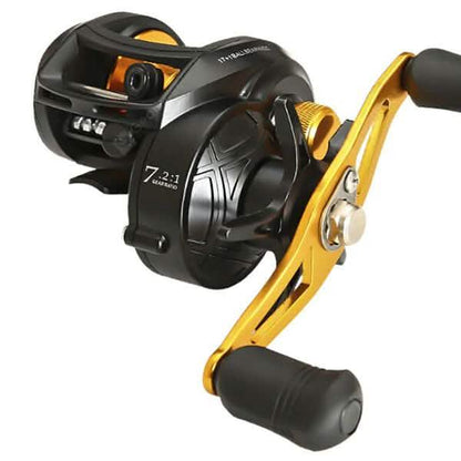 Anti-explosion Line Magnetic Brake Long-throw Fishing Reel Water Drop Wheel