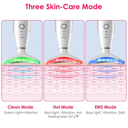 Anti Wrinkles Face Neck Massager Double Chin Reducer