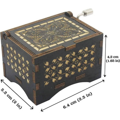 Antique Engraved Musical Box Can't Help Falling in Love