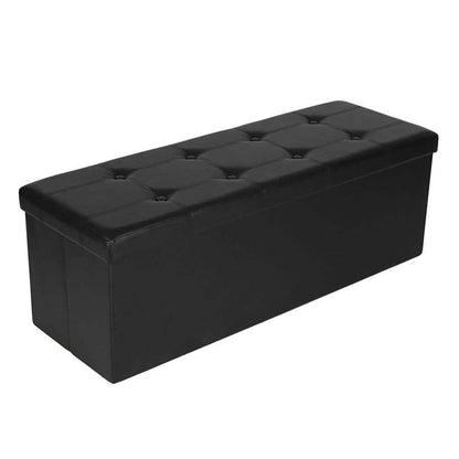 AOZRYNL 43 Inches Folding Storage Ottoman Bench