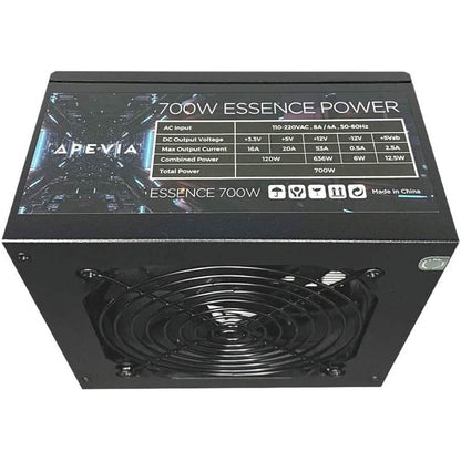 Apevia ATX-ES700W Essence 700W ATX Semi-Modular Gaming Power Supply with Auto-Thermally Controlled  (Refurbished)
