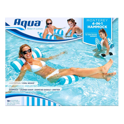 Aqua Leisure 4-In-1 Monterey Hammock Pool Float
