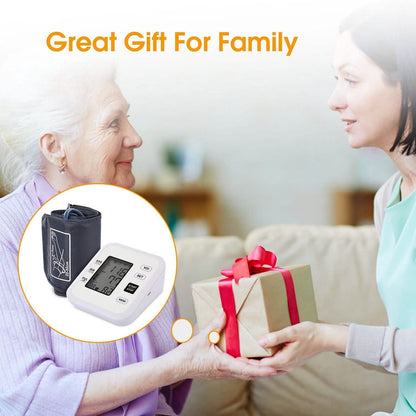 Arm Blood Pressure Monitor with Adjustable Cuff