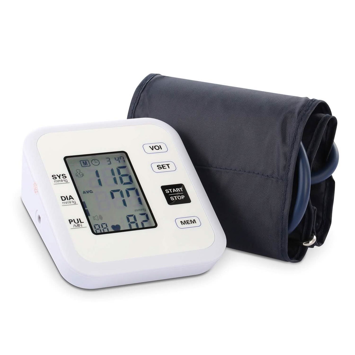 Arm Blood Pressure Monitor with Adjustable Cuff