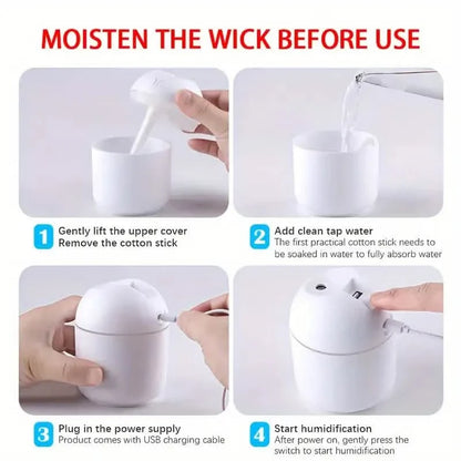 Aroma Diffuser & Humidifier Cold Mist & Night Light