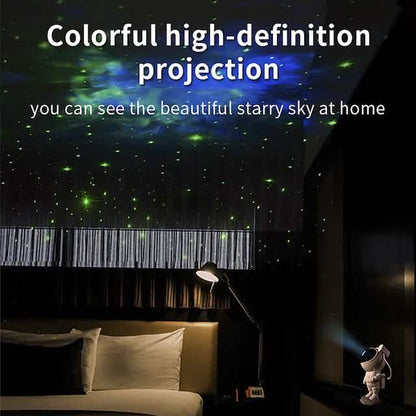 Astronaut Galaxy Starry Sky Projector with Timer Remote