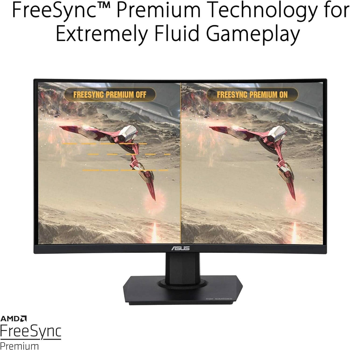 ASUS TUF Gaming 23.6" 1080P Curved Monitor (VG24VQE)  (Refurbished)
