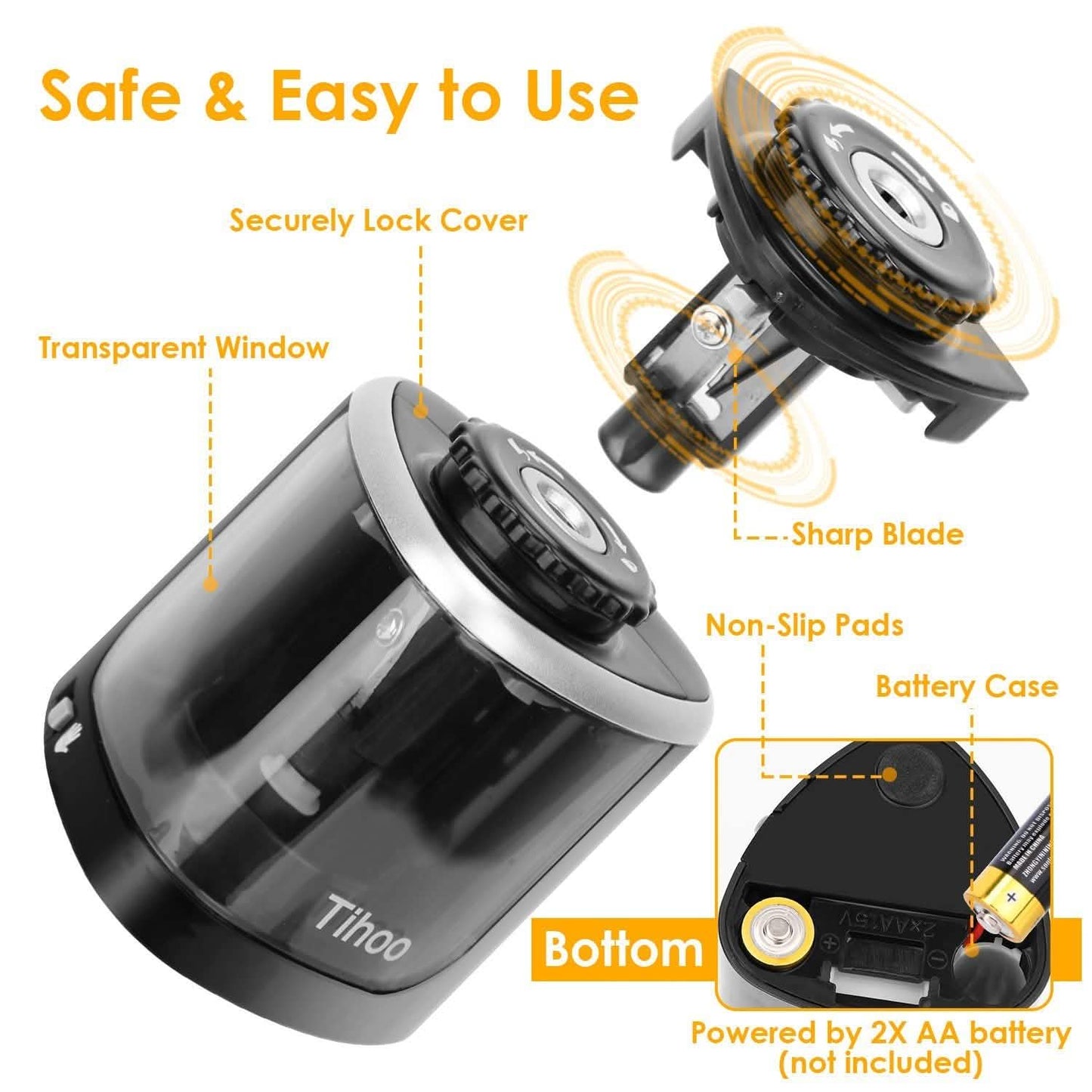 Auto Manual Electric Pencil Sharpener
