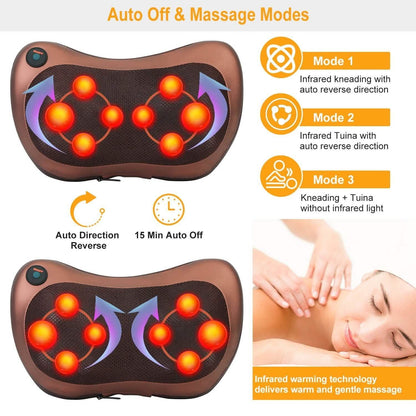 Back Neck and Shoulder Massage Pillow