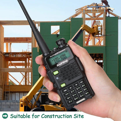 BAOFENG UV-5R5 VHF/UHF Dual Band Two Way Ham Radio Transceiver Walkie Talkie