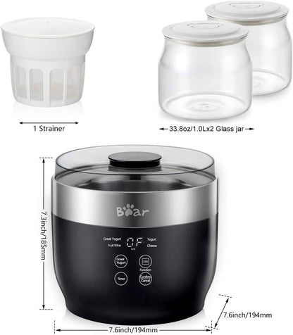 Bear Yogurt Maker Machine with Stainless Steel Inner Pot