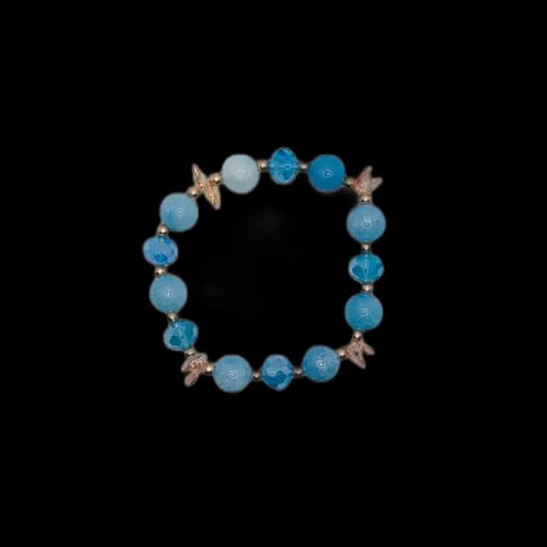 Beautiful Handmade Stone and Glass Beads Bracelets