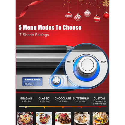 Belgian Waffle Maker Iron