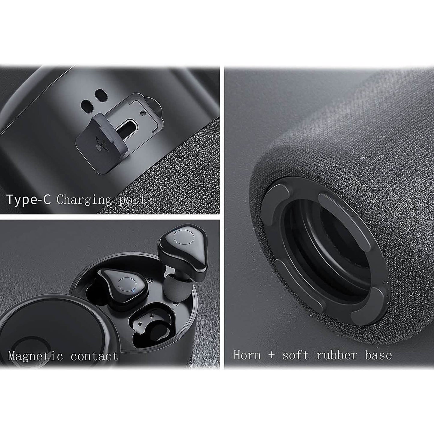 Bluetooth Speakers and Wireless Earbuds Combo