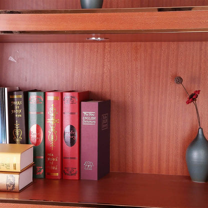 Book Safe with 3-Digit Combination Lock Storage Box