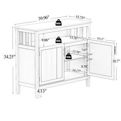 Buffet Cabinet Kitchen Storage Sideboard